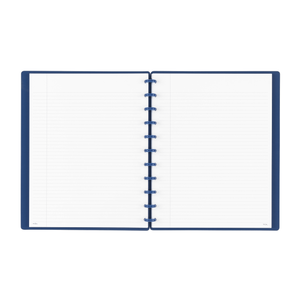 slide 2 of 3, TUL Discbound Notebook, Letter Size, Soft Touch Cover, Navy, 1 ct