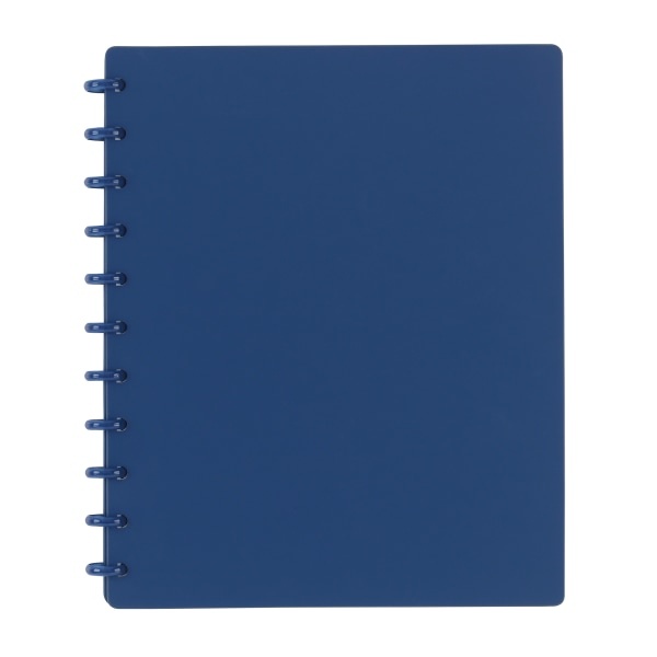 slide 1 of 3, TUL Discbound Notebook, Letter Size, Soft Touch Cover, Navy, 1 ct
