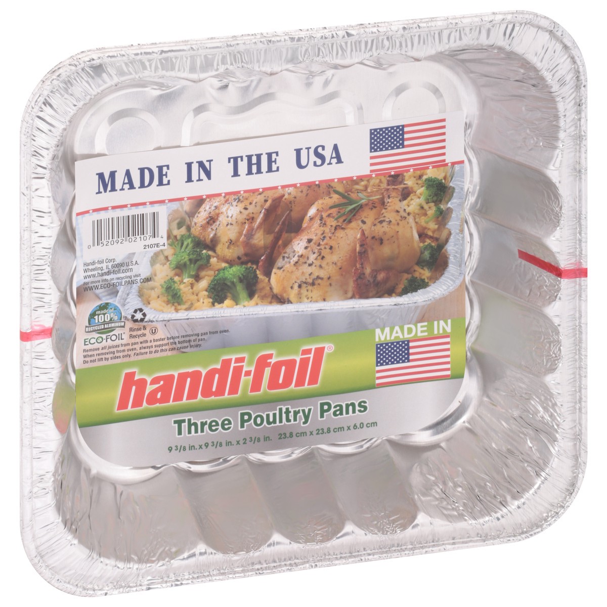 slide 3 of 9, Handi-foil Poultry Pans 3 ea, 3 ct