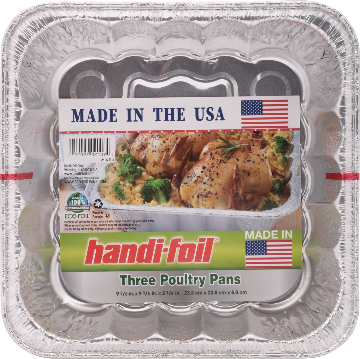 slide 6 of 9, Handi-foil Poultry Pans 3 ea, 3 ct