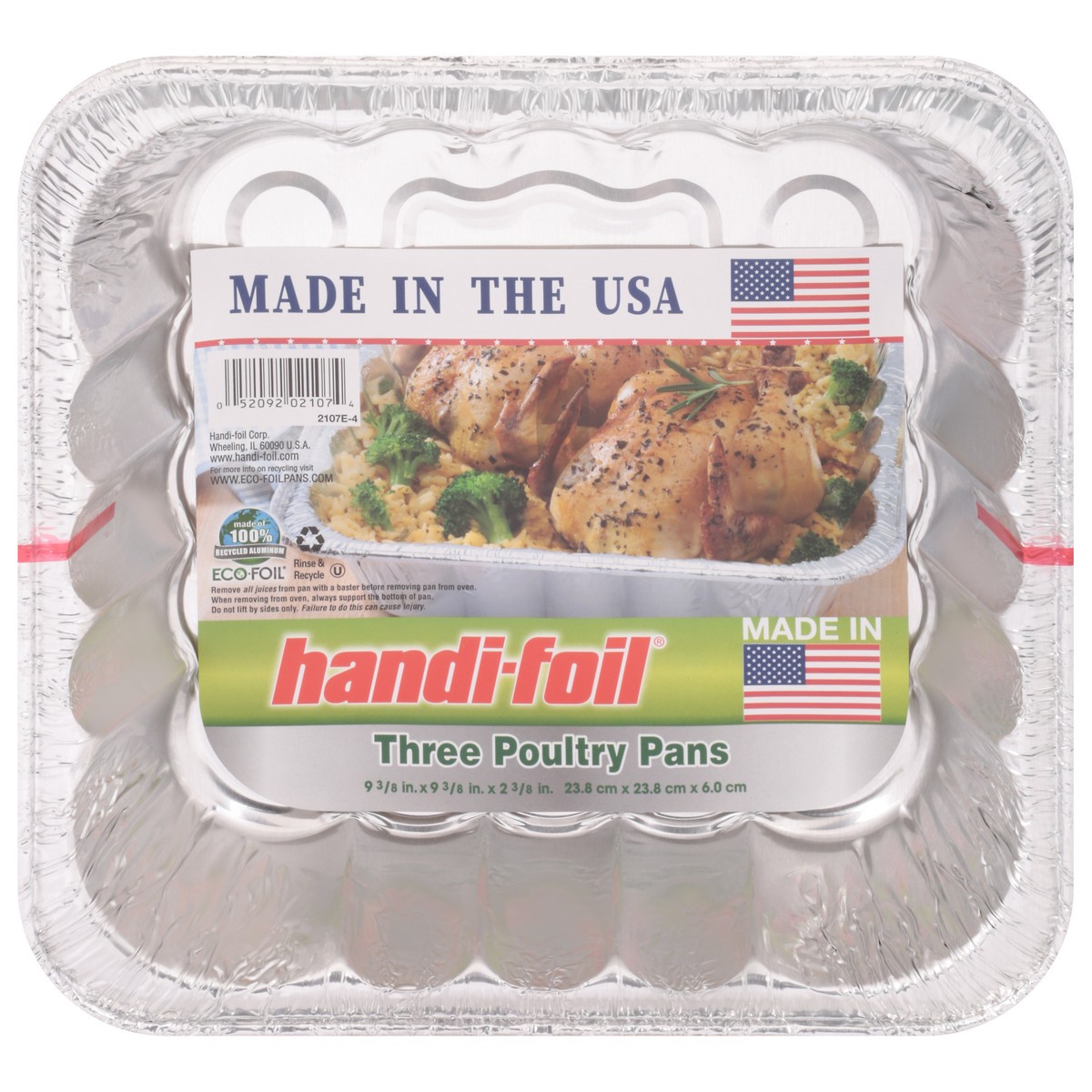 slide 1 of 9, Handi-foil Poultry Pans 3 ea, 3 ct