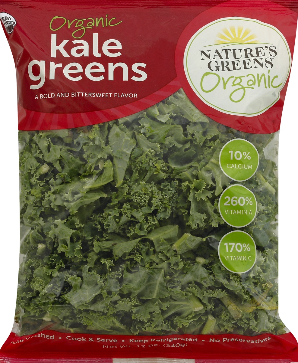 slide 5 of 5, Nature's Greens Kale Greens 12 oz, 12 oz