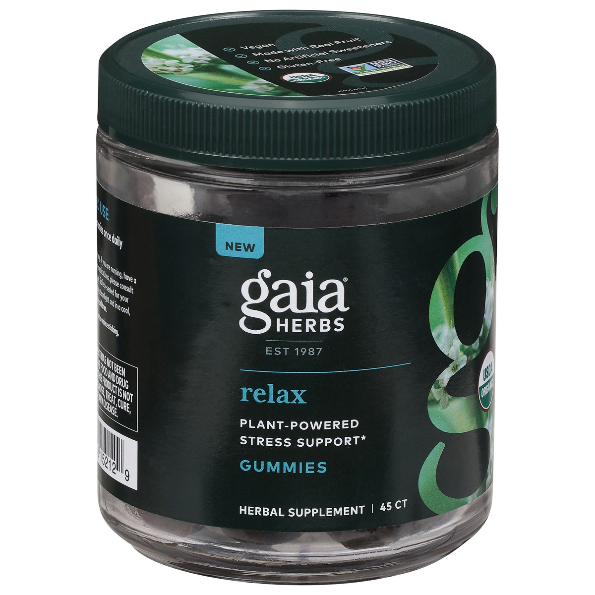 slide 3 of 9, Gaia Herbs Relax Gummies, 45 ct