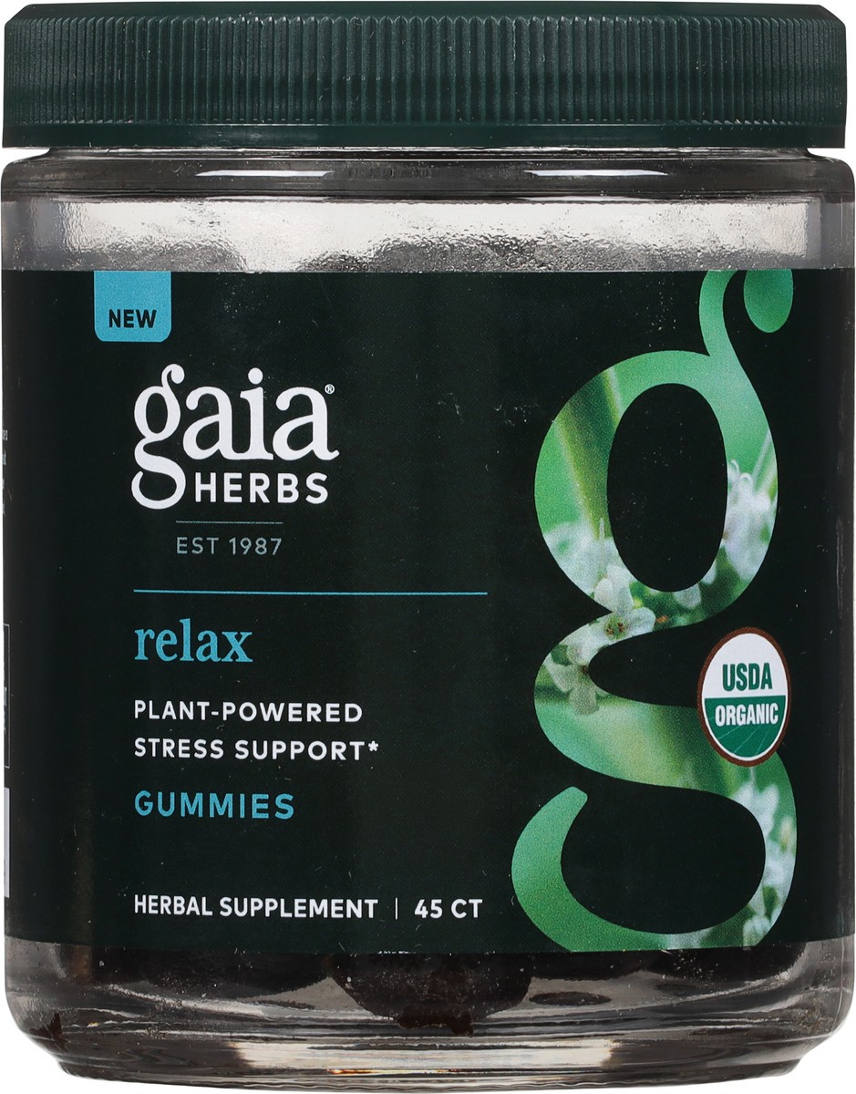 slide 7 of 9, Gaia Herbs Relax Gummies, 45 ct