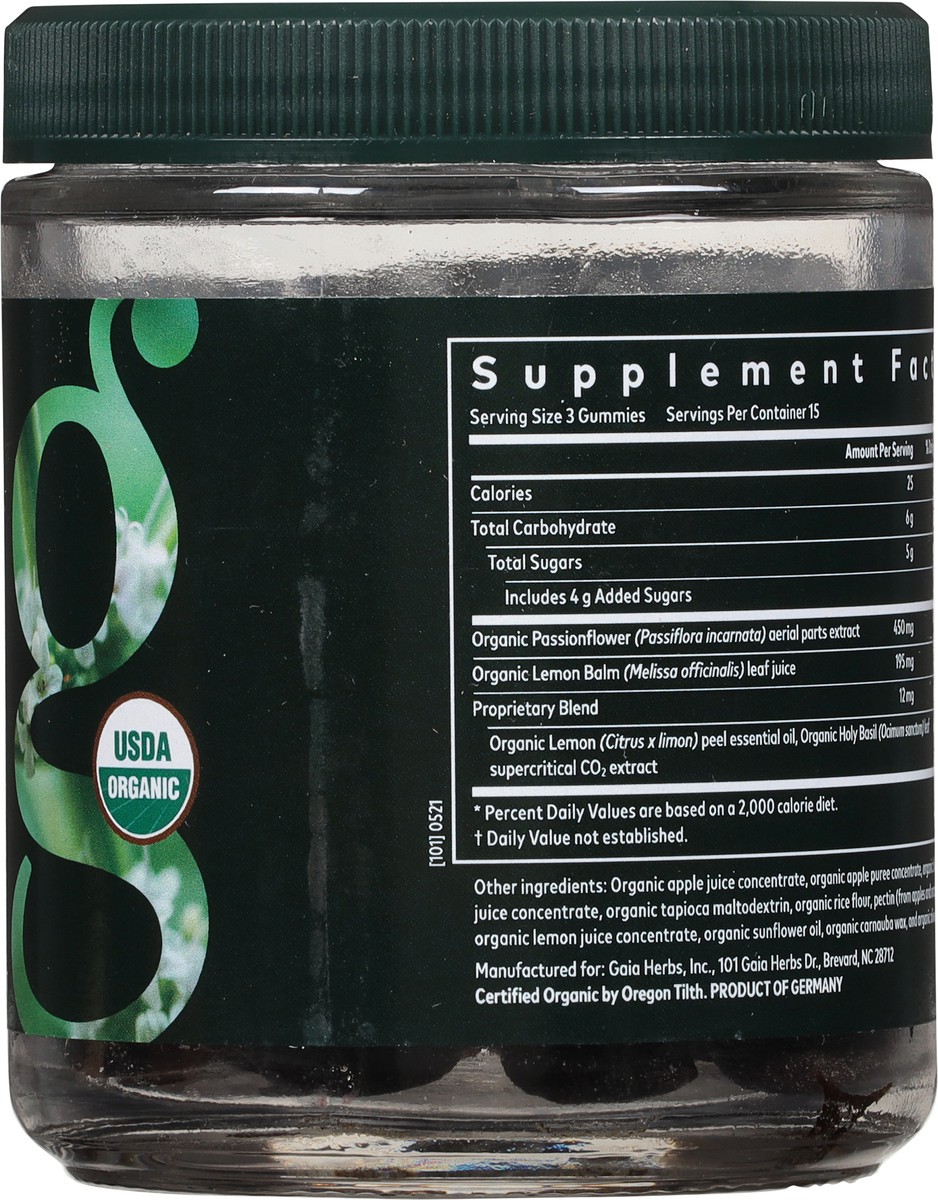 slide 9 of 9, Gaia Herbs Relax Gummies, 45 ct