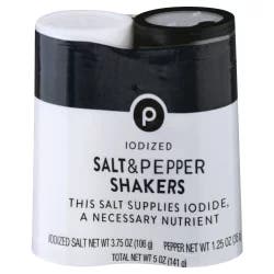 Publix Salt & Pepper Iodized Shakers