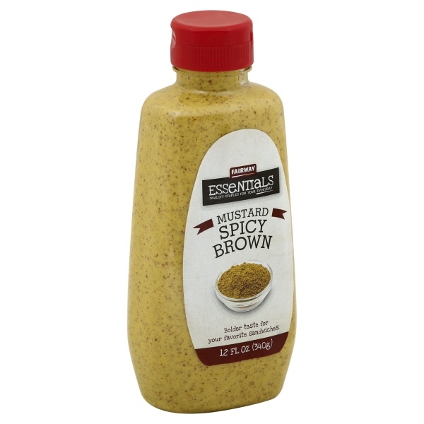 slide 1 of 1, Fairway Mustard Spicy Brown, 12 fl oz
