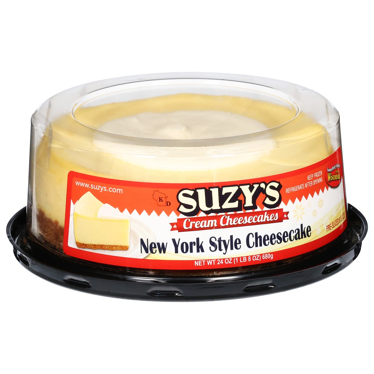 slide 9 of 13, Suzy's New York Style Cheesecake 24 oz, 24 oz