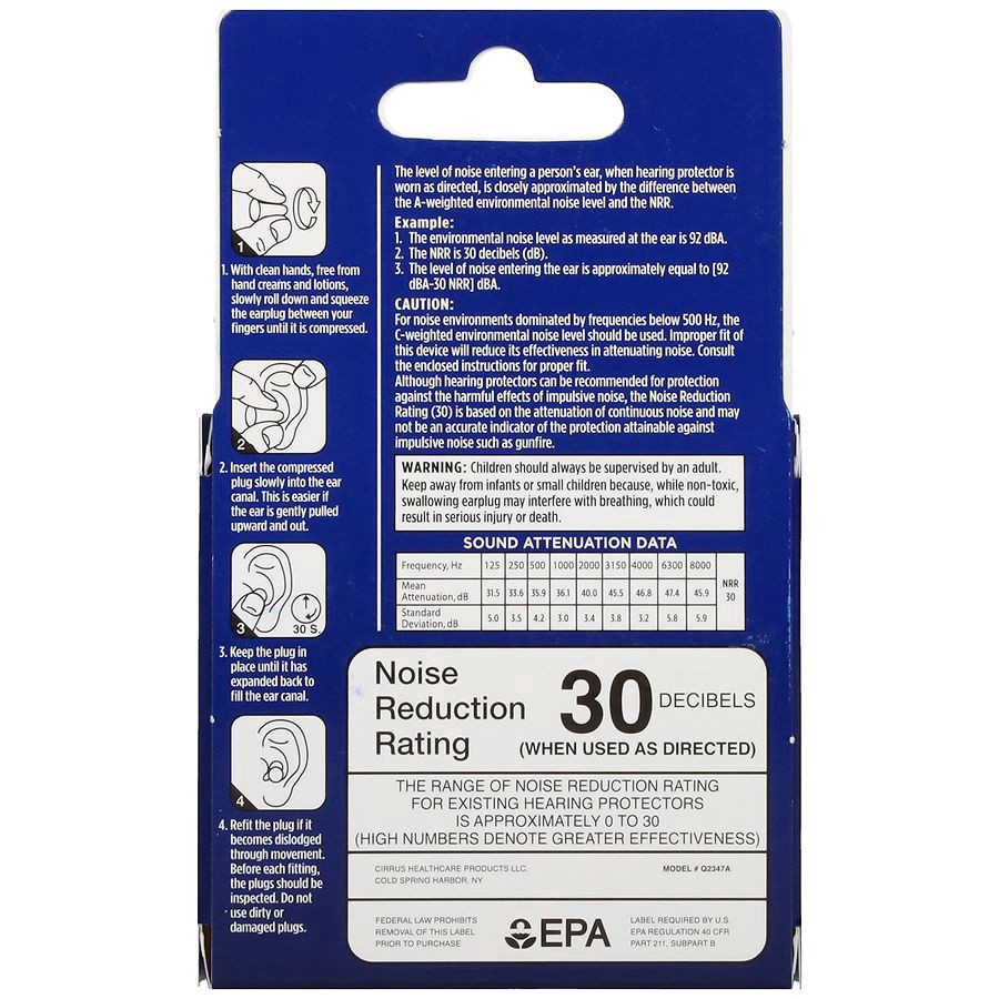 slide 2 of 5, Walgreens T-Shaped Earplugs, 10 ct