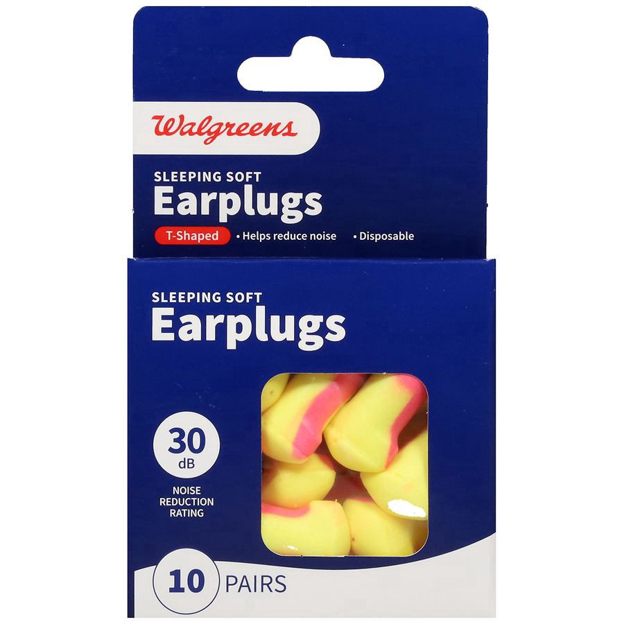 slide 1 of 5, Walgreens T-Shaped Earplugs, 10 ct
