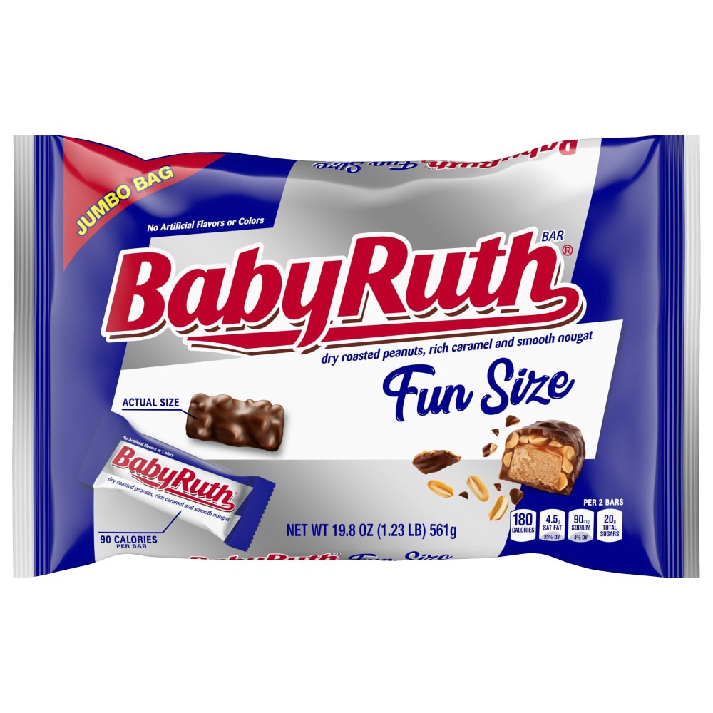 slide 1 of 6, Nestle Baby Ruth Fun Size Jumbo, 19.8 oz