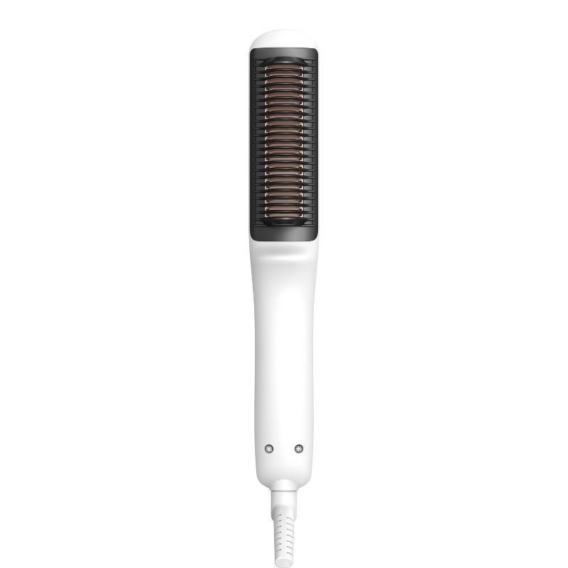 slide 2 of 4, Conair Double Ceramic Heated Straight Brush 1 Each, 1 ct