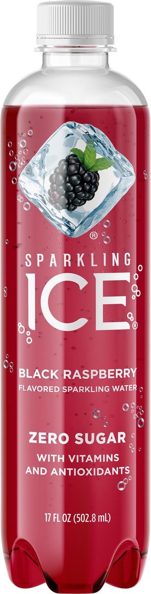 slide 7 of 9, Sparkling ICE Black Raspberry Water, 17 fl oz