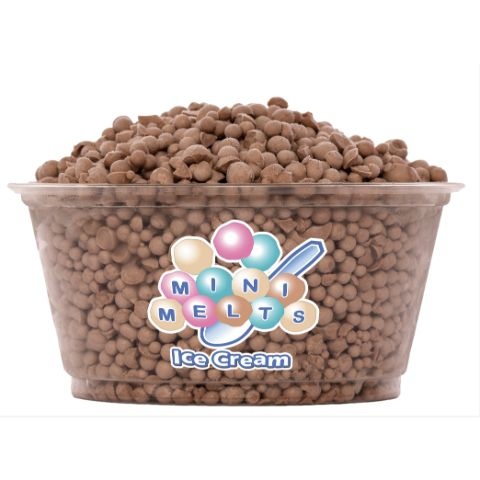 slide 1 of 1, Mini Melts Ice Cream Chocolate, 2.5 oz