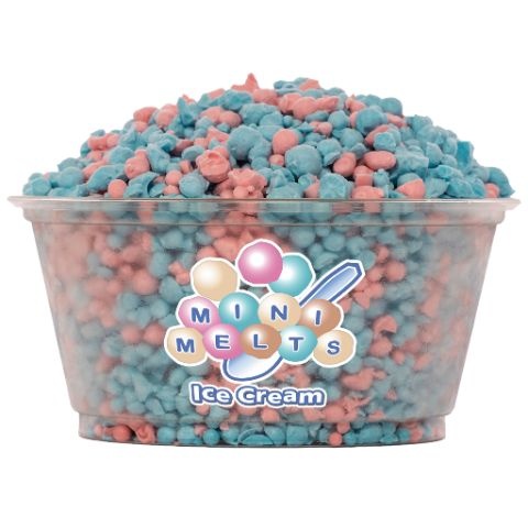 slide 1 of 1, Mini Melts Ice Cream Cotton Candy, 2.5 oz