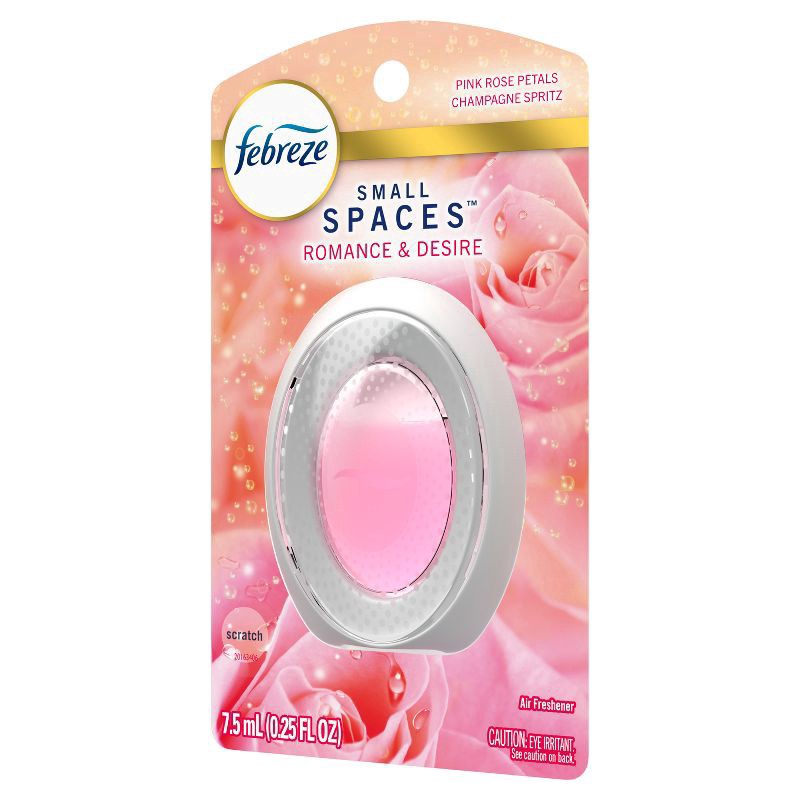 slide 8 of 13, Febreze Small Spaces Air Freshener Romance & Desire - 0.25 fl oz, 0.25 fl oz