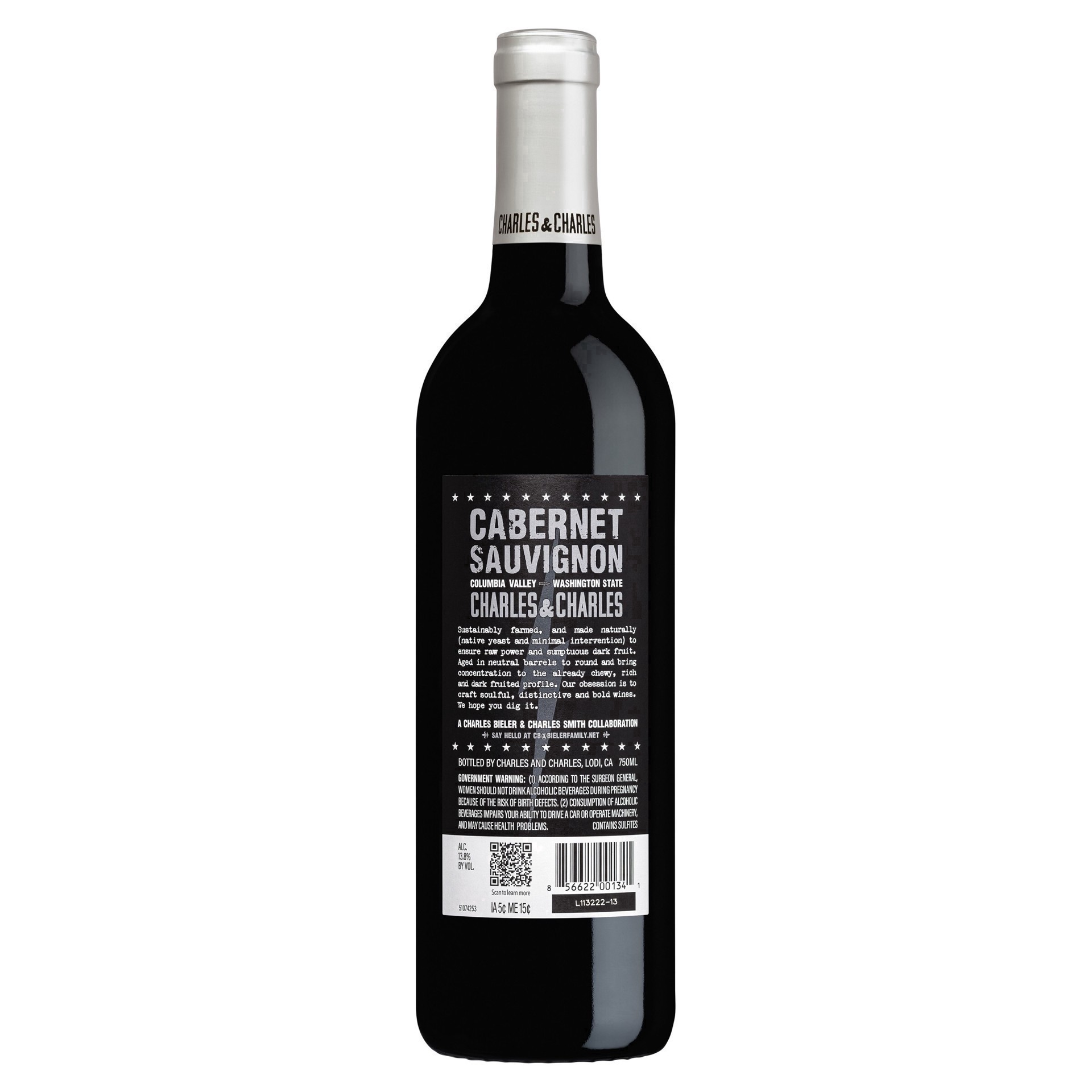slide 5 of 8, Charles & Charles Bolt Cabernet Sauvignon - 750ml Bottle, 750 ml