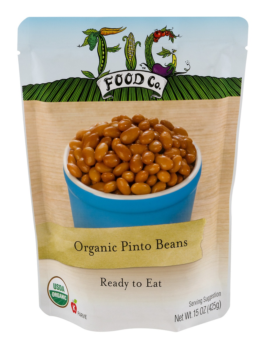 slide 1 of 1, Fig Food Co. Organic Pinto Beans, 15 oz