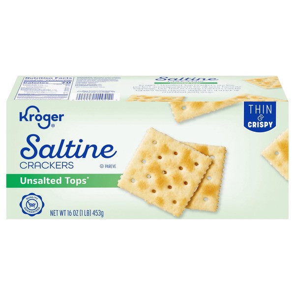 slide 1 of 1, Kroger Saltine Crackers, 16 oz