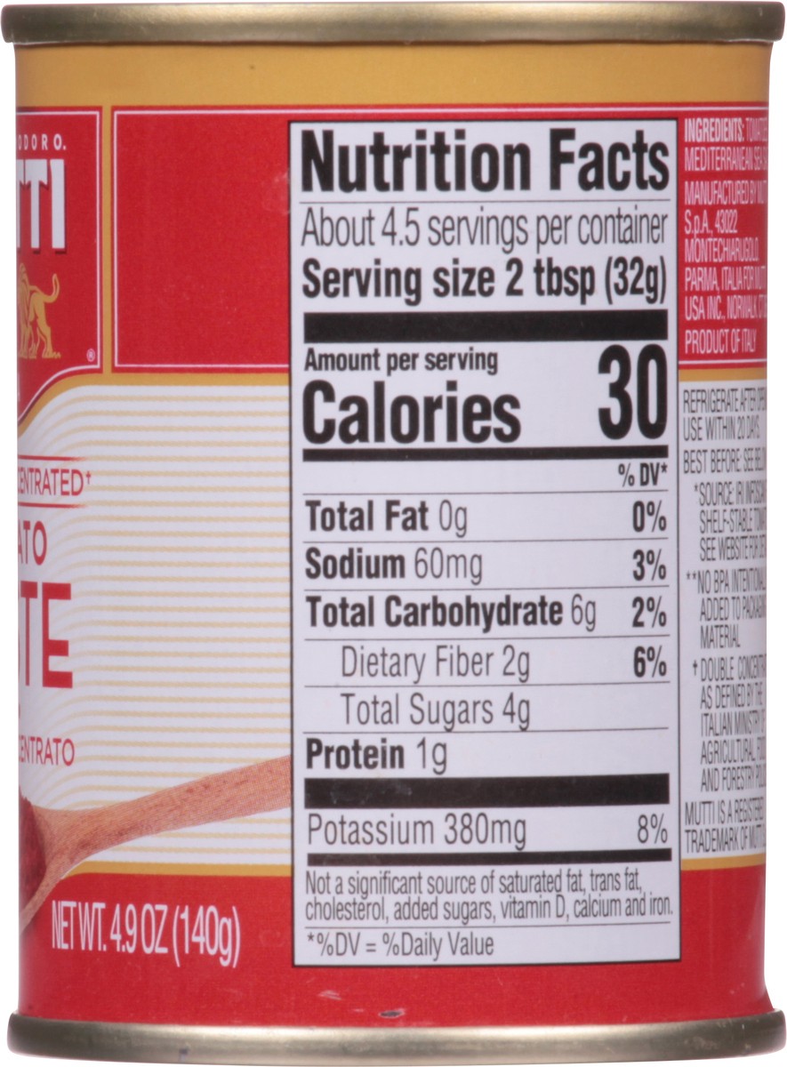 slide 10 of 14, Mutti Double Concentrated Tomato Paste 4.9 oz, 4.9 oz