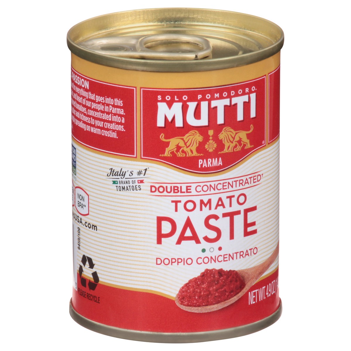 slide 9 of 14, Mutti Double Concentrated Tomato Paste 4.9 oz, 4.9 oz