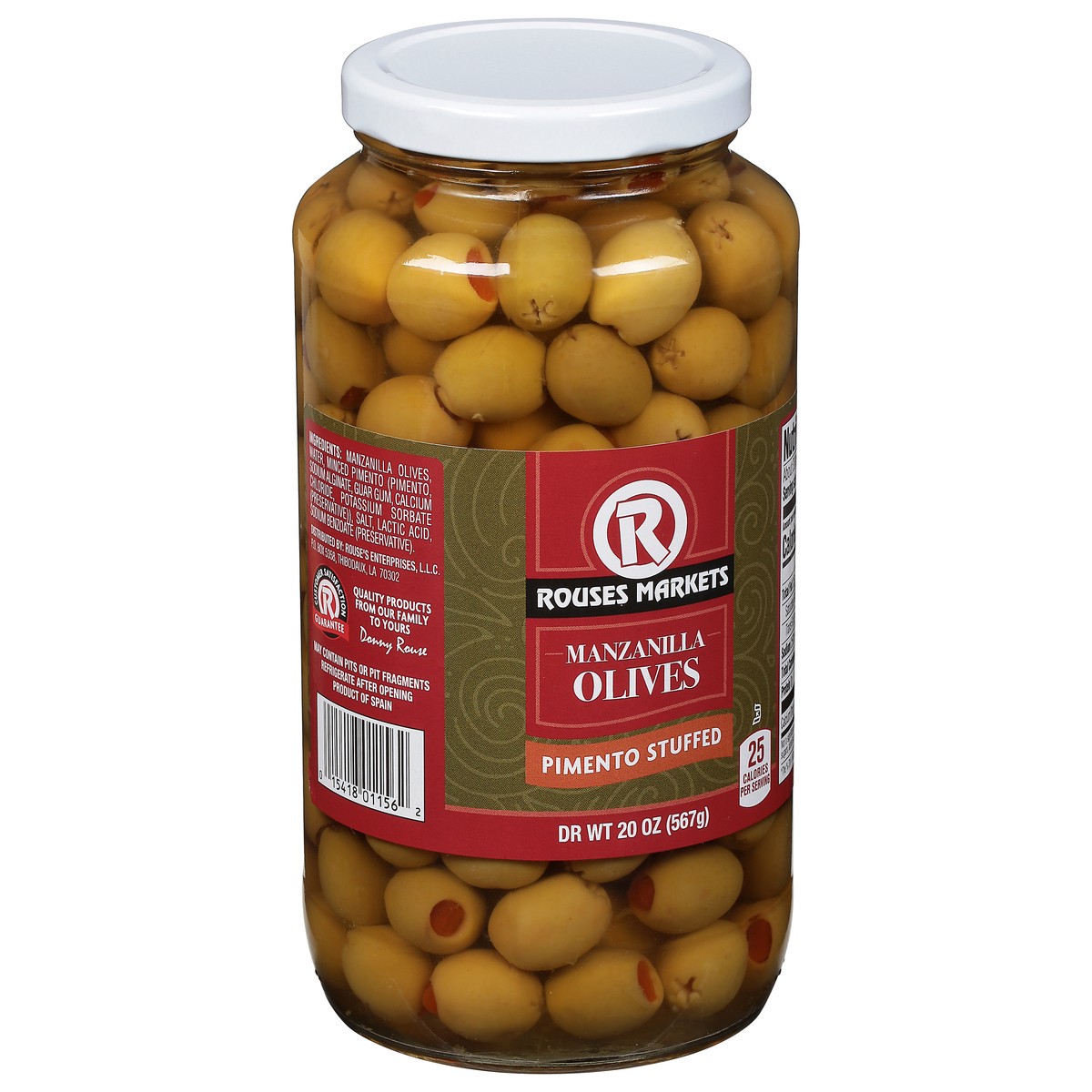 slide 4 of 11, Rouses Markets Stuffed Pimento Manzanilla Olives 20 oz, 20 oz