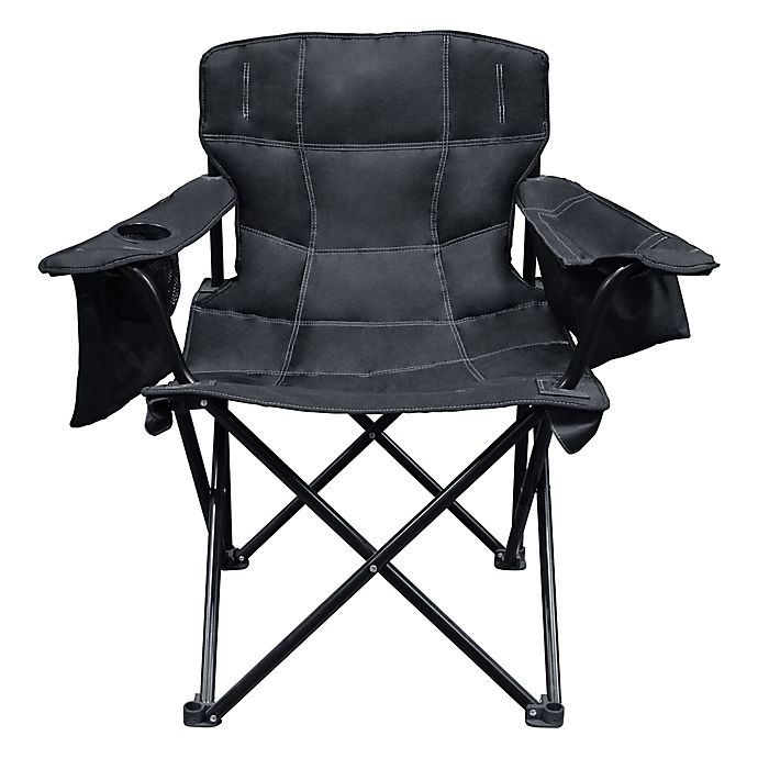 slide 4 of 4, Caravan Sports Elite Quad Folding Chair - Black, 1 ct