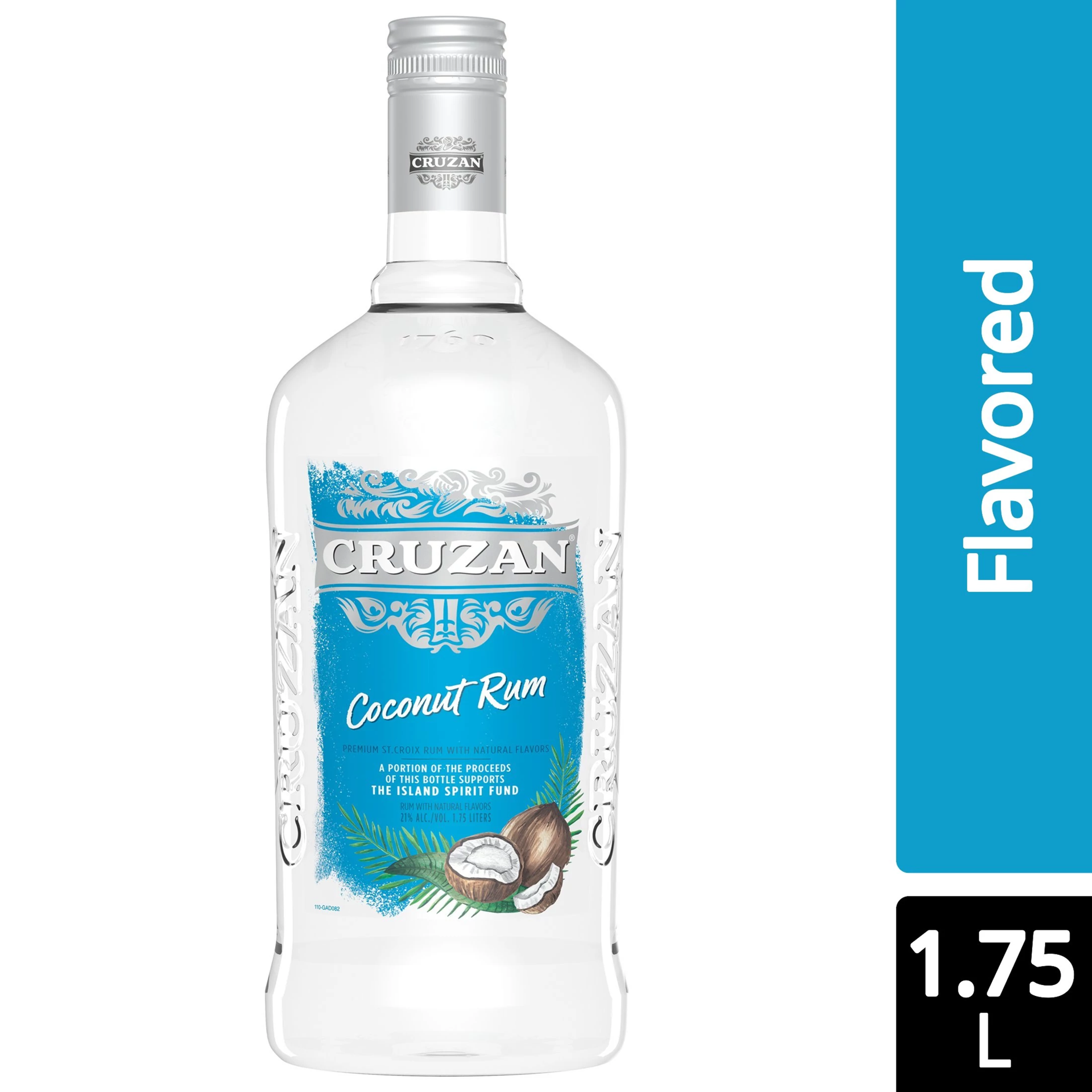 slide 1 of 2, Cruzan Coconut Flavored Rum 1.75 L, 1.75 liter