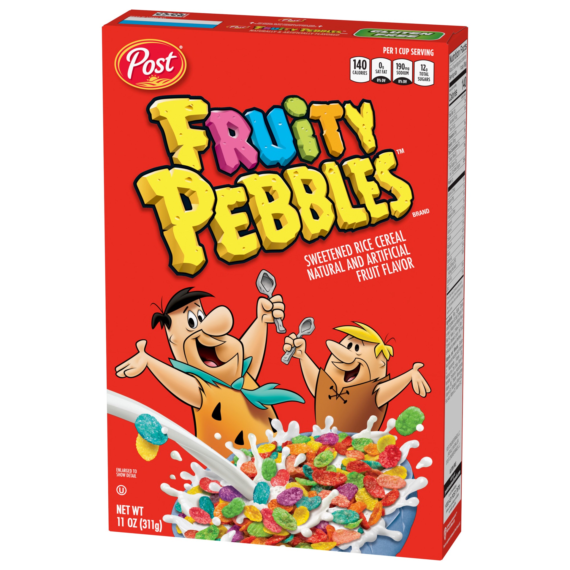 slide 3 of 5, Post Fruity PEBBLES Cereal, 11 OZ Box, 11 oz