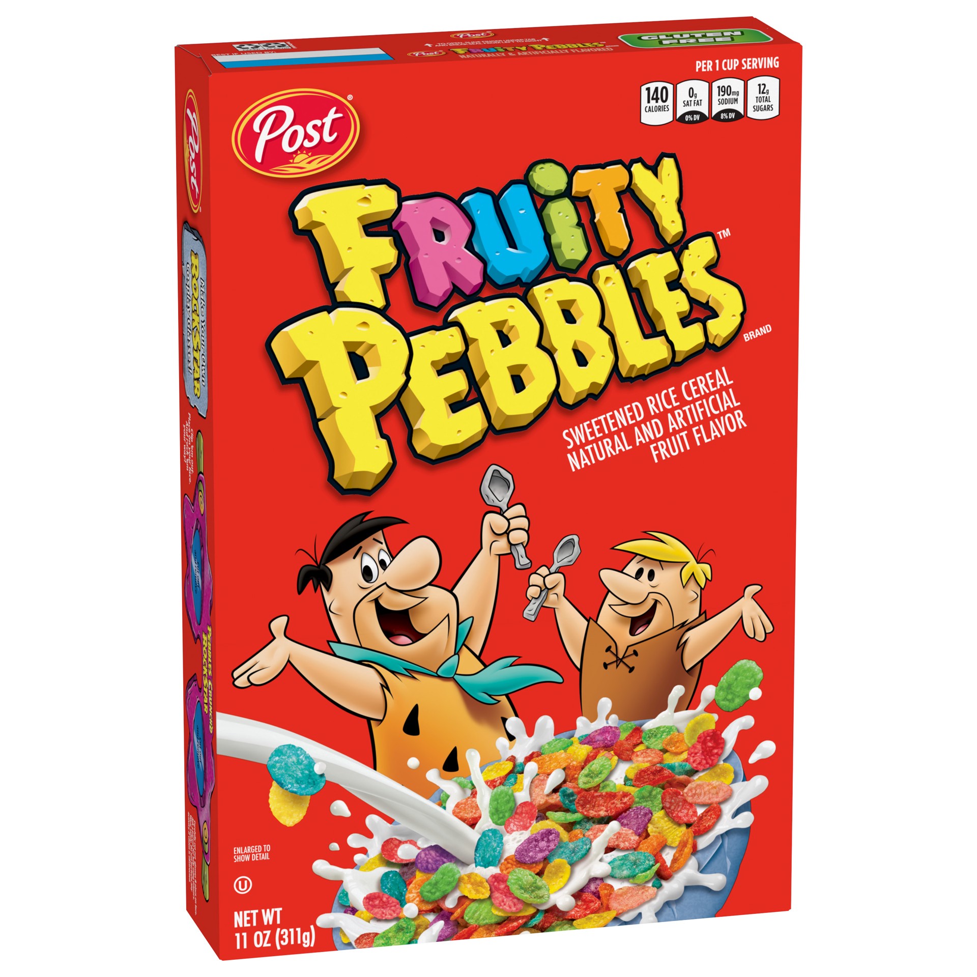 slide 5 of 5, Post Fruity PEBBLES Cereal, 11 OZ Box, 11 oz