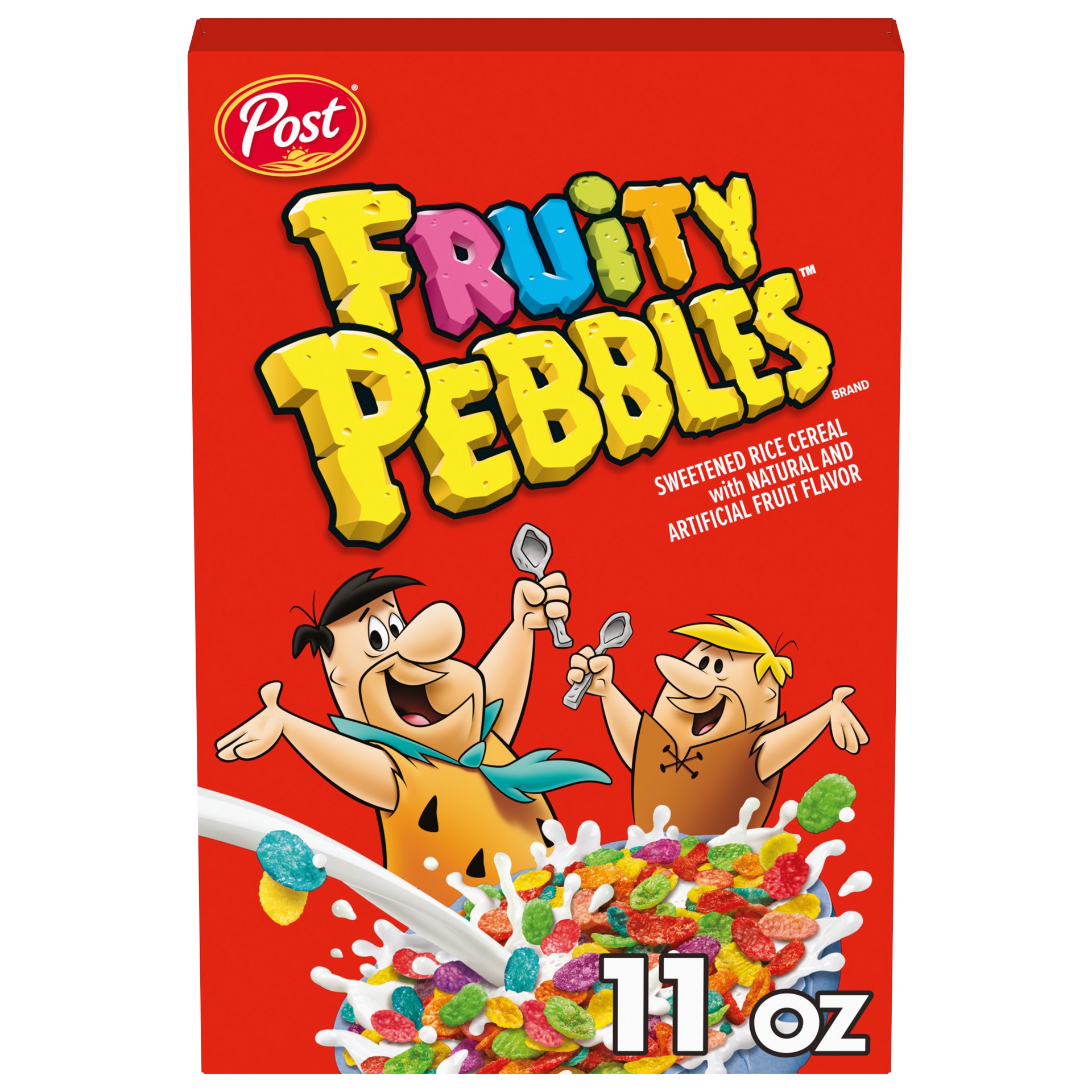 slide 1 of 5, Post Fruity PEBBLES Cereal, 11 OZ Box, 11 oz