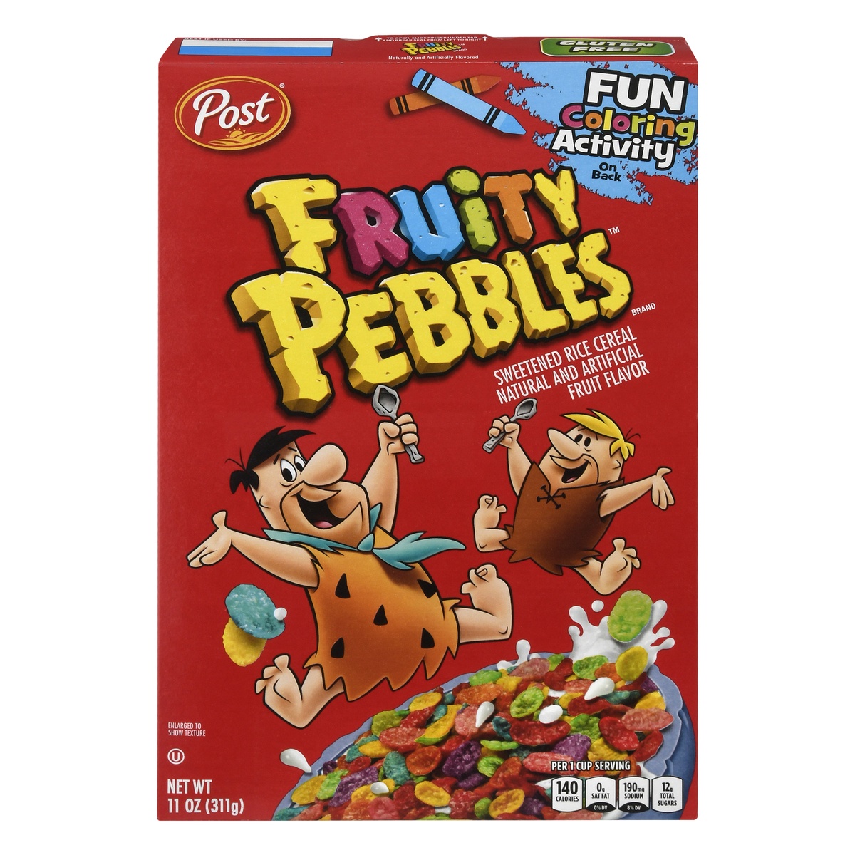 slide 1 of 1, Post Cereals Fruity Pebbles Cereal, 11 oz