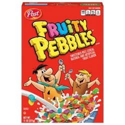 Post Fruity PEBBLES Cereal, 11 OZ Box