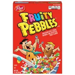 Post Fruity PEBBLES Cereal, 11 OZ Box