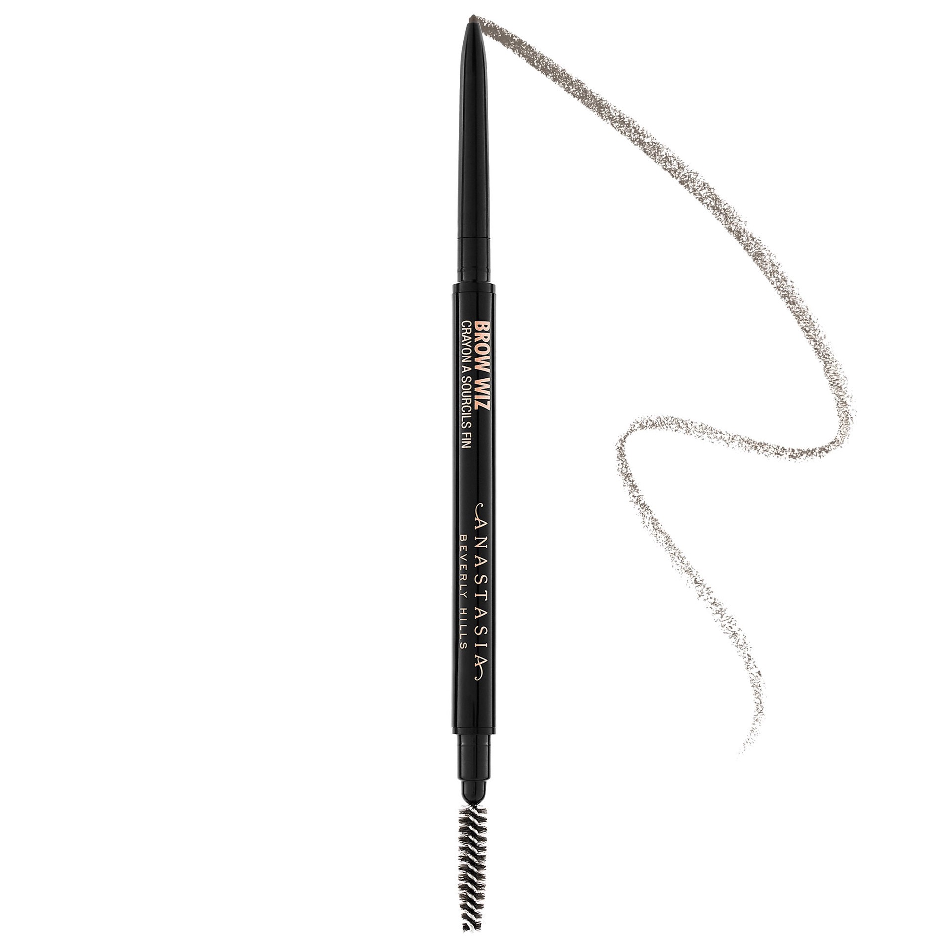 slide 1 of 6, Anastasia Beverly Hills Brow Wiz Ultra-Slim Precision Brow Pencil Taupe, 0.003 oz/ 0.085 gram