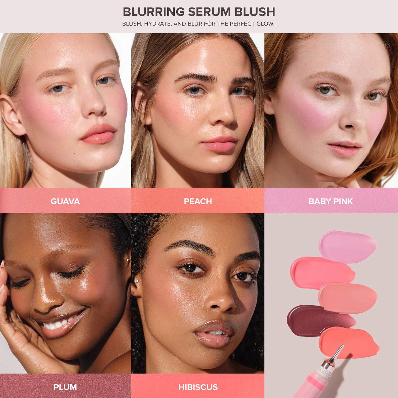 slide 4 of 11, Anastasia Beverly Hills Blurring Serum Liquid Blush Plum, 