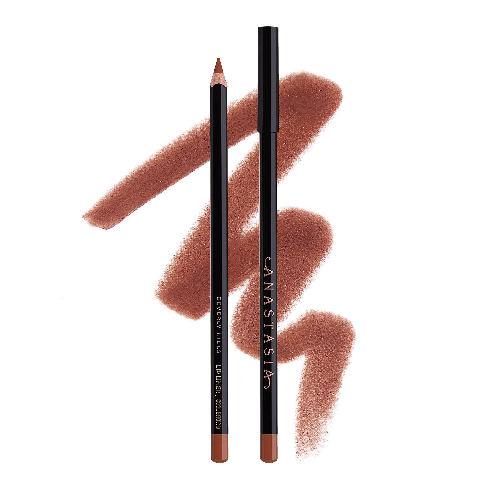 slide 2 of 8, Anastasia Beverly Hills Velvety-Matte Precision Shaping Lip Liner Cool Brown, 