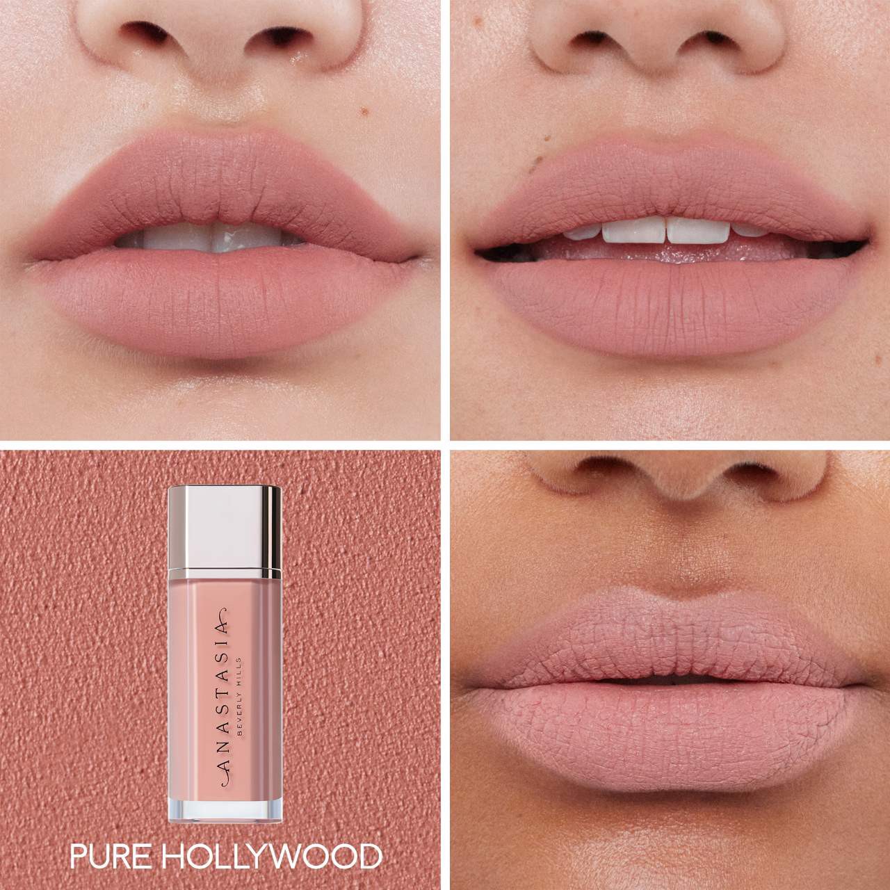 slide 2 of 19, Anastasia Beverly Hills Lip Velvet Liquid Lipstick Pure Hollywood, 