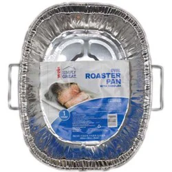 Weis Quality Oval Roaster W/Handles Foilware