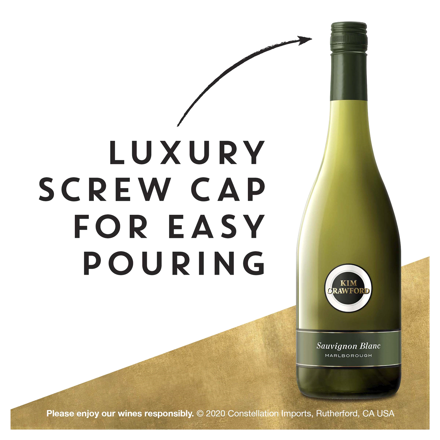 slide 3 of 5, Kim Crawford Sauvignon Blanc White Wine features the refreshing flavors of passion fruit, melon, and grapefruit, making this Marlborough region white wine a brilliant complement to seafood or salad., 750 ml