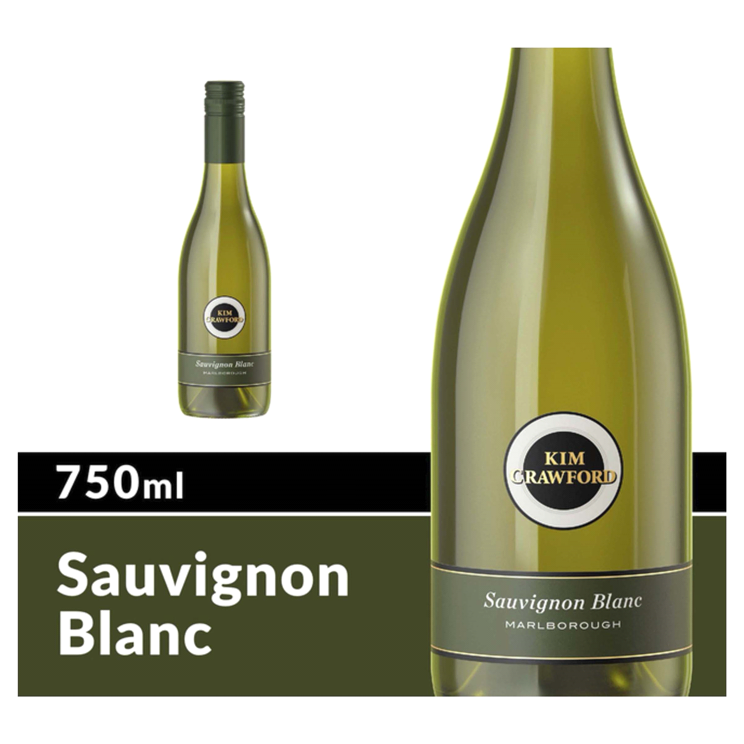 slide 1 of 5, Kim Crawford Sauvignon Blanc White Wine features the refreshing flavors of passion fruit, melon, and grapefruit, making this Marlborough region white wine a brilliant complement to seafood or salad., 750 ml