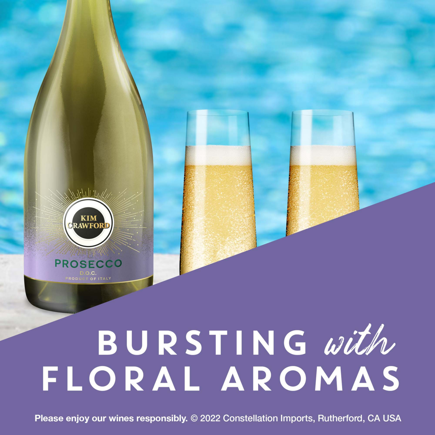 slide 8 of 8, Kim Crawford Prosecco DOC, Italian White Sparkling Wine, 750 mL Bottle, 750 ml