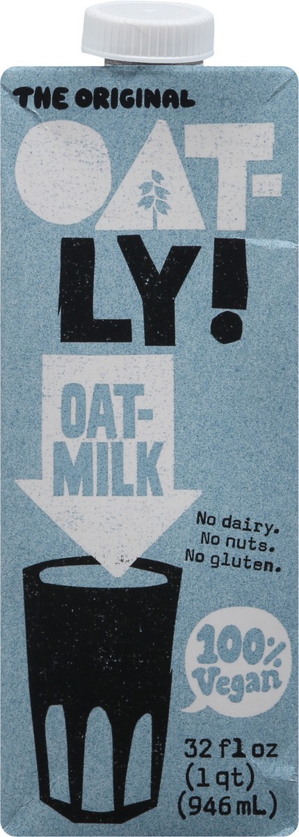 slide 6 of 9, Oatly 100% Vegan Oat Milk 32 fl oz, 32 fl oz