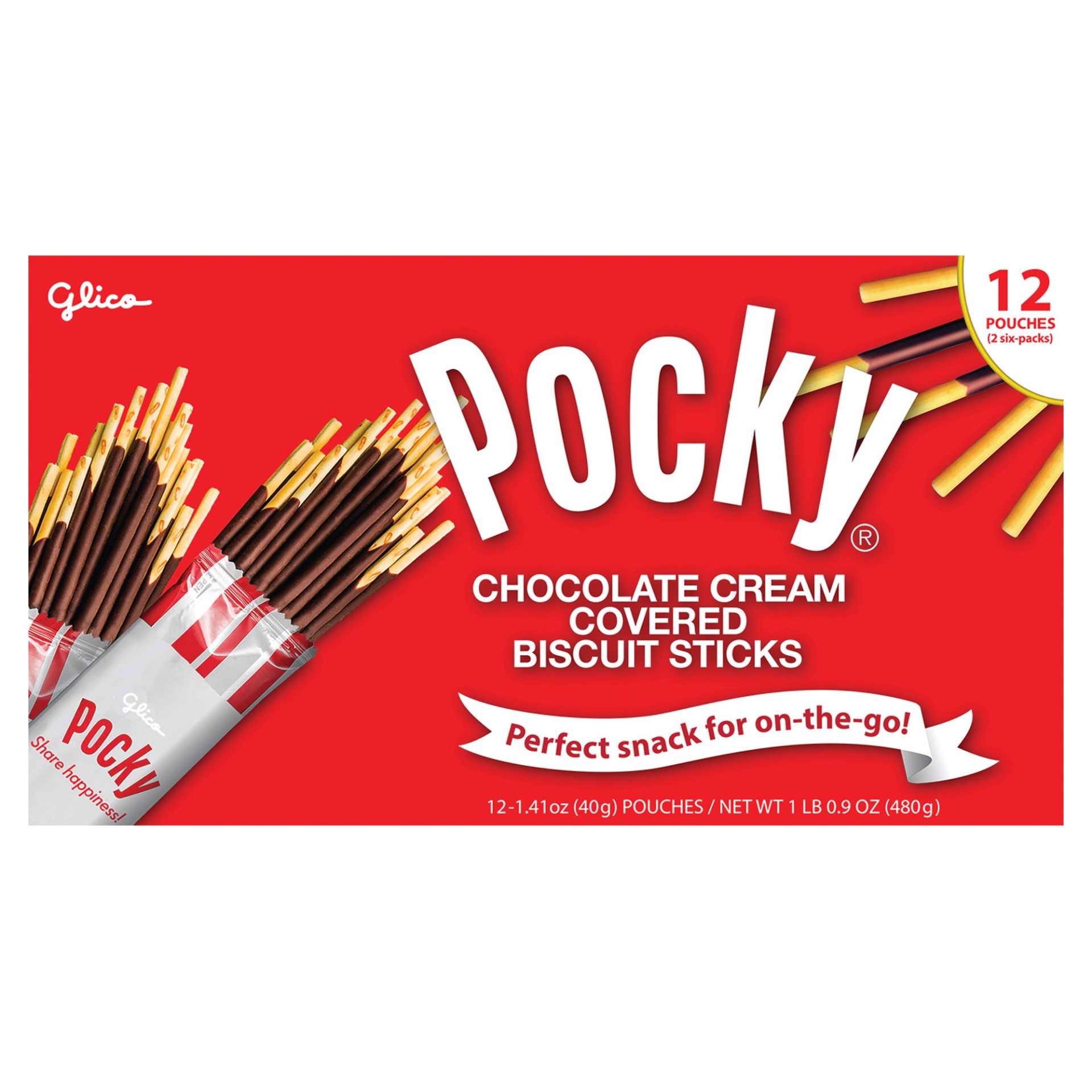 slide 1 of 2, Pocky Chocolate Biscuit Sticks, 