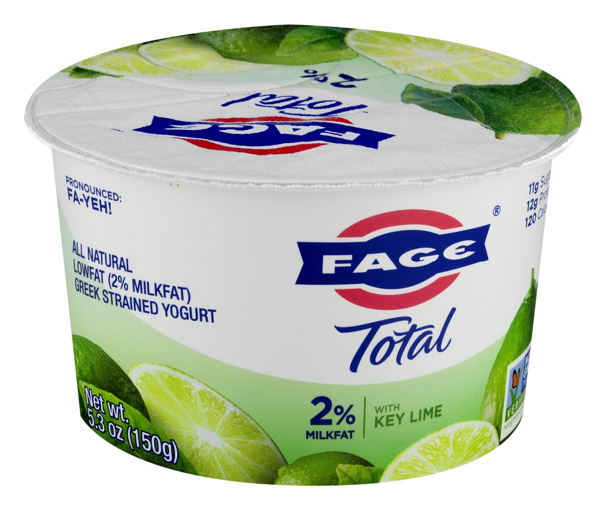 slide 9 of 11, Fage Total Lowfat Greek Strained Yogurt Key Lime, 5.3 oz