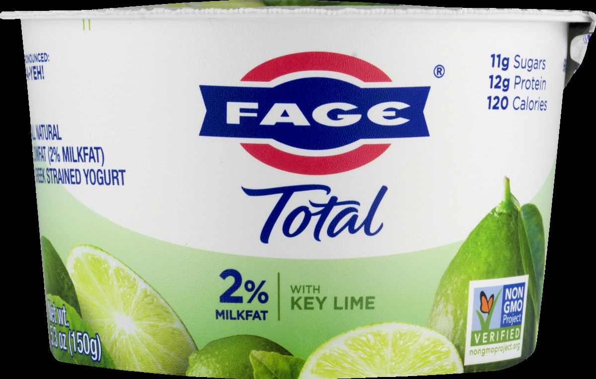 slide 7 of 11, Fage Total Lowfat Greek Strained Yogurt Key Lime, 5.3 oz
