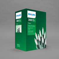 slide 5 of 17, Philips 300 Mini Lights, Clear, 62.2 ft