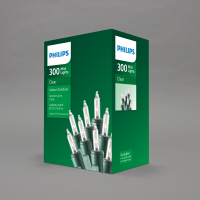 slide 2 of 17, Philips 300 Mini Lights, Clear, 62.2 ft