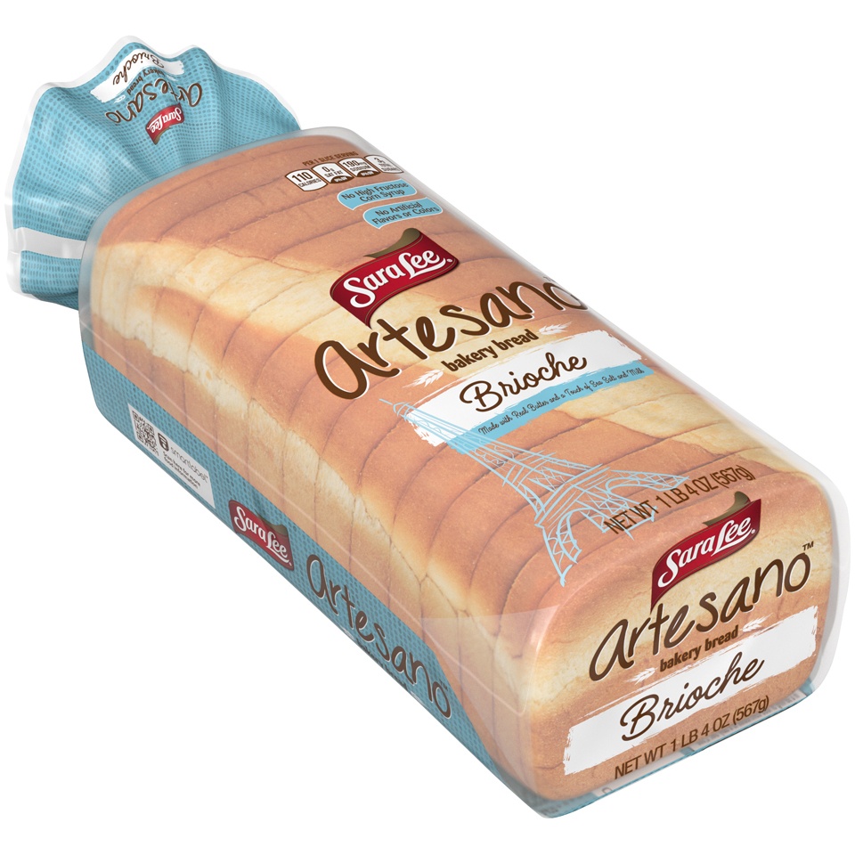 slide 3 of 9, Sara Lee Artesano Brioche Bakery Bread 20 Oz, 20 oz