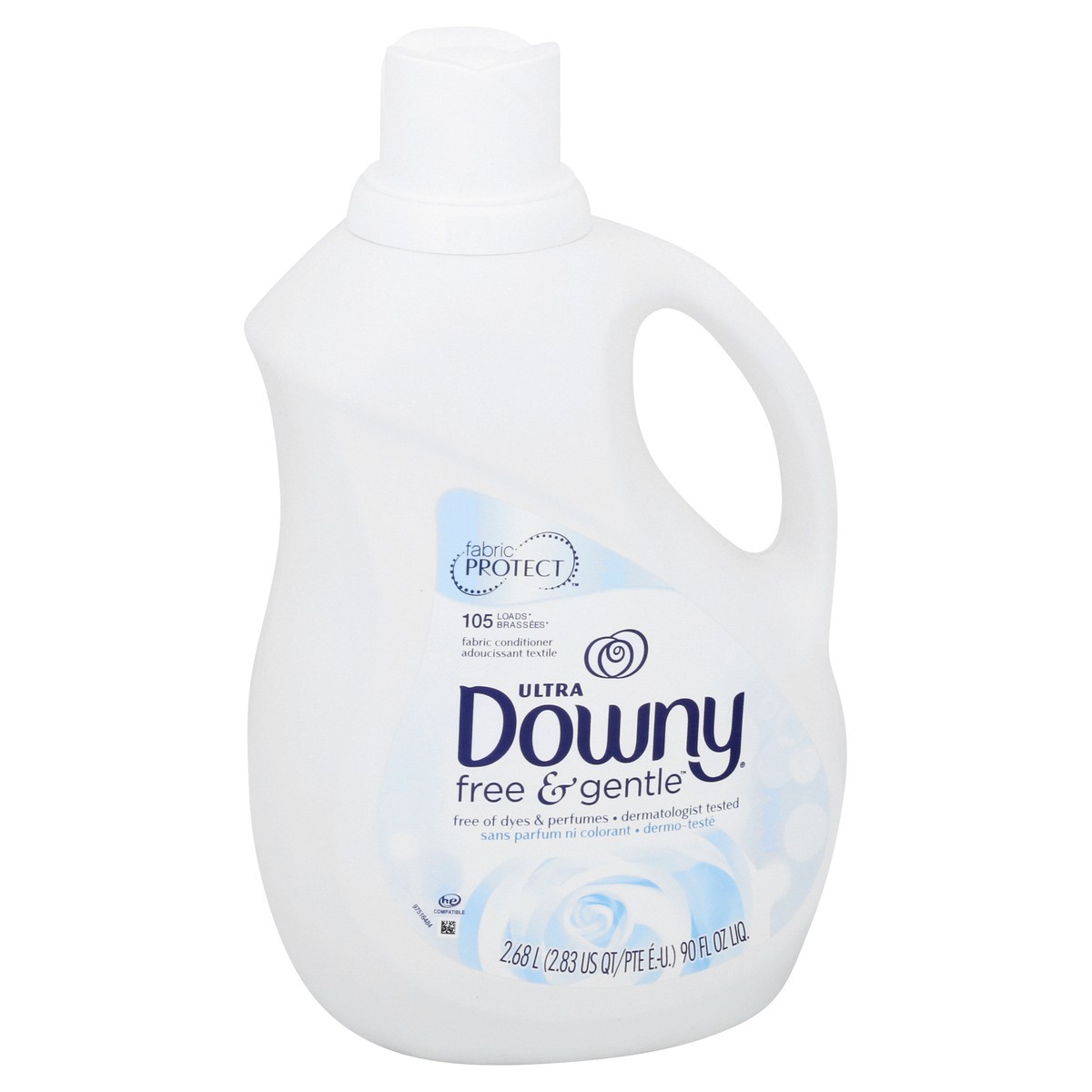 slide 6 of 12, Downy Ultra Downy Free & Gentle Fabric Conditioner 2.68 lt, 2.68 l